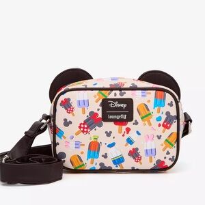 NWT Loungefly Disney Mickey Mouse & Friends Popsicles Figural Crossbody Bag